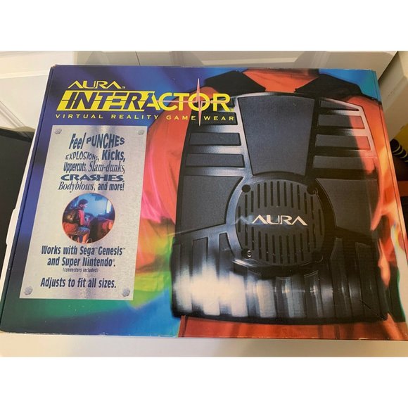 Vtg Aura Interactor Virtual Reality‎ Game Wear 1994 Sega Genesis Super Nintendo - Picture 2 of 8